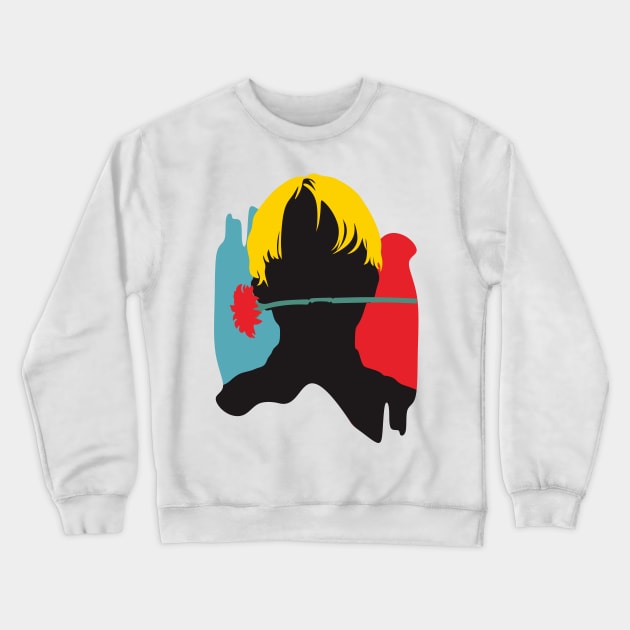 lil peep flat Crewneck Sweatshirt by BAJAJU